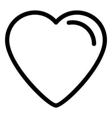 Kalp Vektörü Simgesi