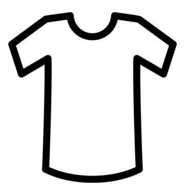 Gömlek vektör simgesi