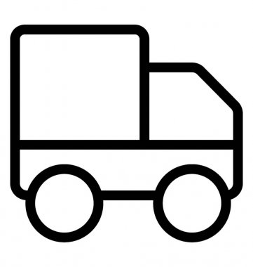 Kargo vektör simgesi