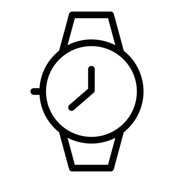 Armbanduhr-Vektor-Symbol — Stockvektor