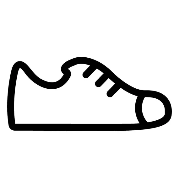 Ikon vektor sneakers - Stok Vektor