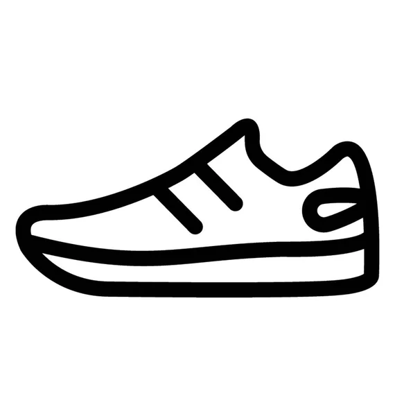 Turnschuhe Vektor-Symbol — Stockvektor