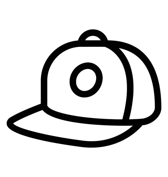 Бейсбольна шапка Векторна піктограма — стоковий вектор
