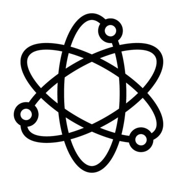 Elektron satırı vektör simgesi