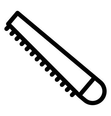 Satırı vektör simgesi gördüm