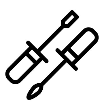 Satırı vektör simgesi onarma