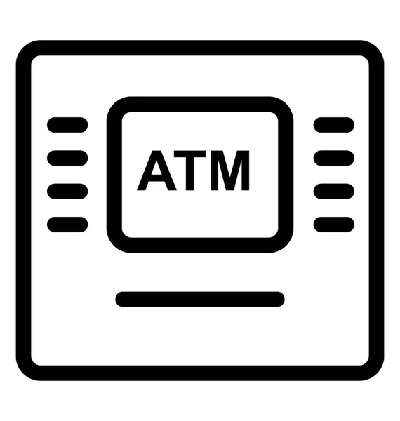 Icône vectorielle ATM — Image vectorielle