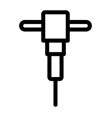 El misket çizgi vektör simgesi