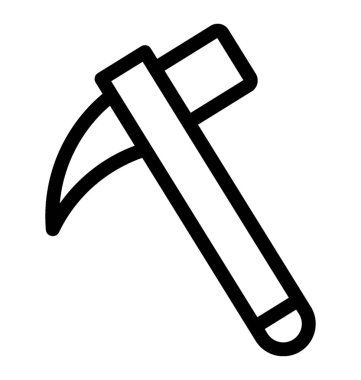 Çekiç satırı vektör simgesi