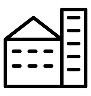 Daireler satırı vektör simgesi