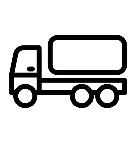 Tanker lijn Vector Icon — Stockvector