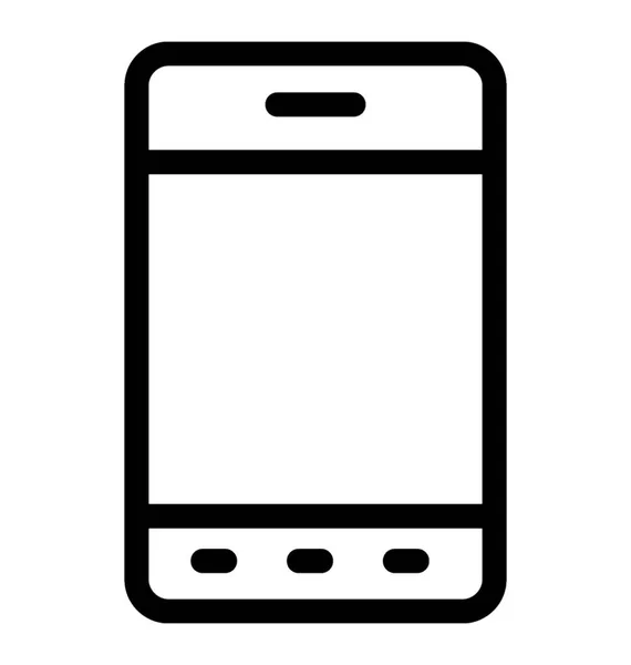 Ikona vektoru linky Smartphone — Stockový vektor