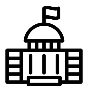 Enstitüsü satırı vektör simgesi