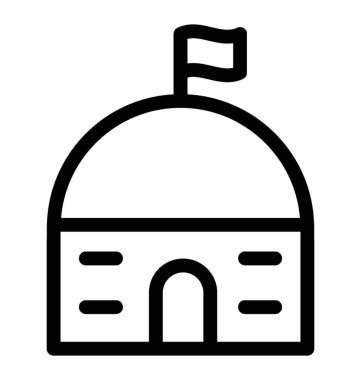 Enstitüsü satırı vektör simgesi