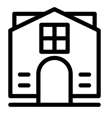 Kütüphane satırı vektör simgesi