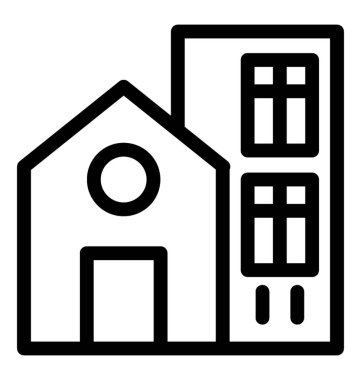 Kütüphane satırı vektör simgesi