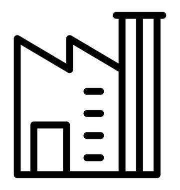 Çiftlik evi çizgi vektör simgesi