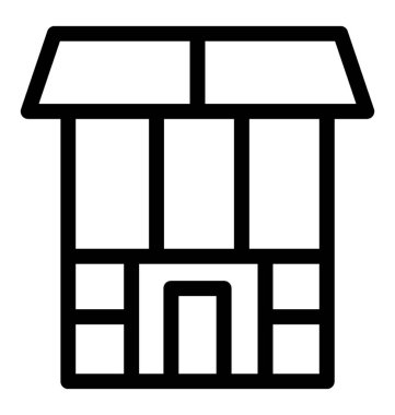 Yazlık satırı vektör simgesi