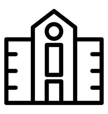 Enstitüsü satırı vektör simgesi