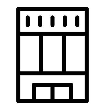 yapı çizgisi vektör simgesi