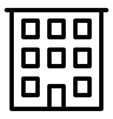 yapı çizgisi vektör simgesi