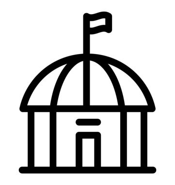 Enstitüsü satırı vektör simgesi