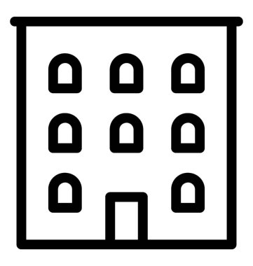 yapı çizgisi vektör simgesi