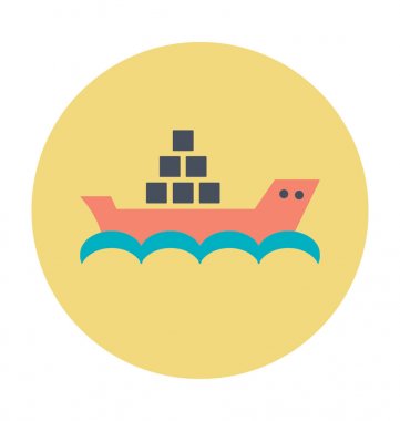 Renkli vektör çizim nakliye