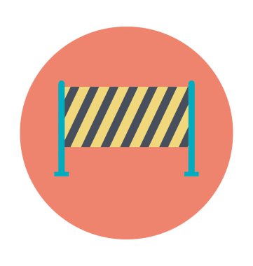 bariyer vektör simgesi