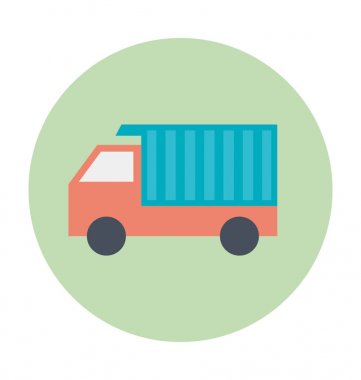 Kamyon vektör simgesini boşalt