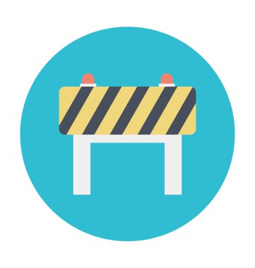 bariyer vektör simgesi