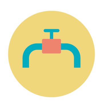 Su vanası vektör simgesi