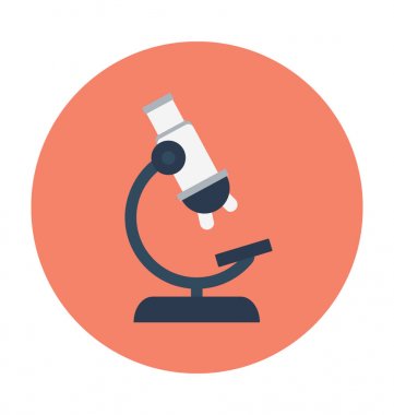 Mikroskop Vektör Simgesi