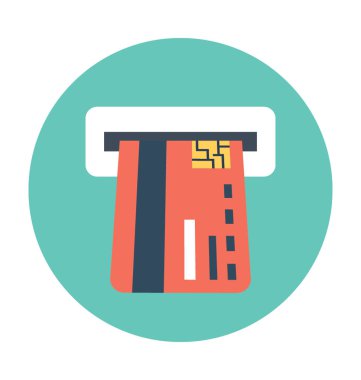ATM Para Çekme vektör simgesi