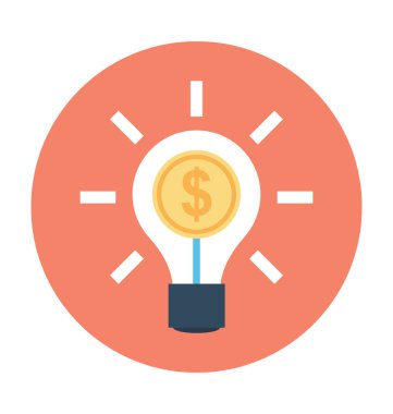 İş fikri vektör simgesi