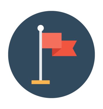 Bayrak Vektörü Simgesi