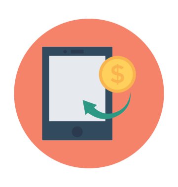 M ticaret vektör simgesi