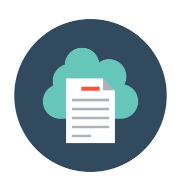 Gökyüzü Dokümanlar vektör simgesi