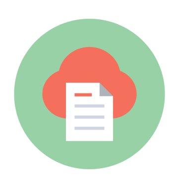 Gökyüzü Dokümanlar vektör simgesi