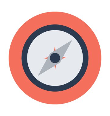 Pusula vektör simgesi