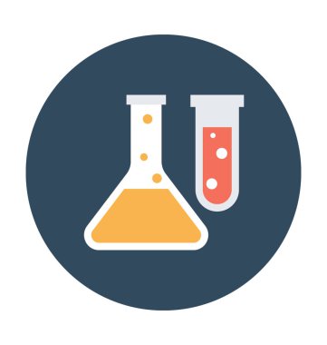 Laboratuvar Test vektör simgesi