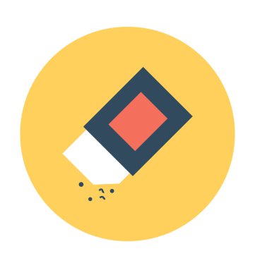 Silgi vektör simgesi