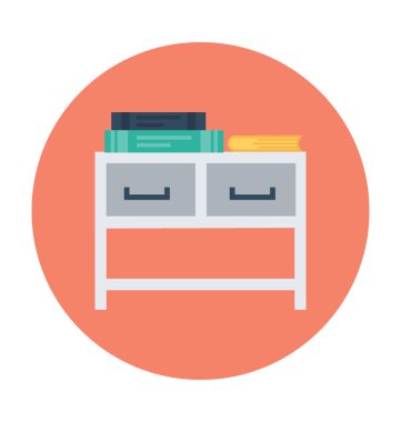 Çalışma Resepsiyon vektör simgesi