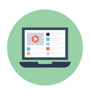 Laptop vektör simgesi