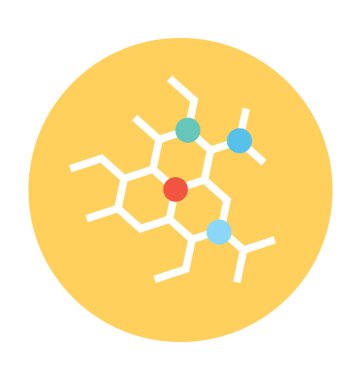 molekül vektör simgesi