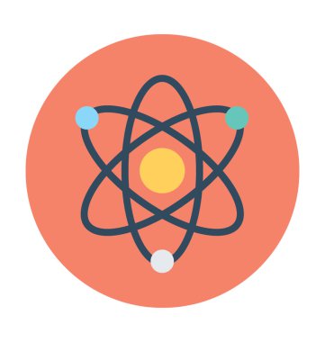 Atom vektör simgesi