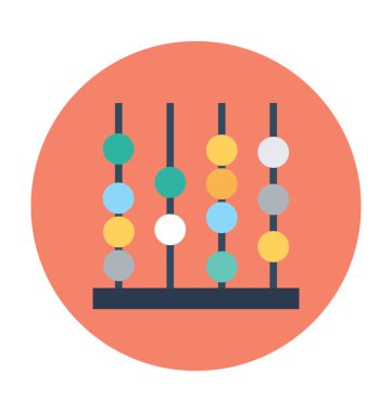 Abaküs vektör simgesi