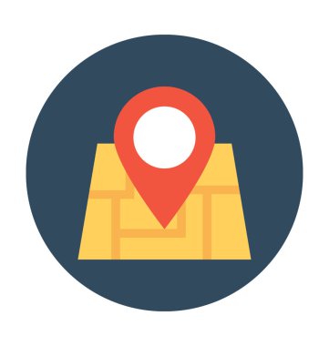 Harita Bulucu vektör simgesi