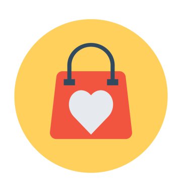 alışveriş poşeti vektör simgesi