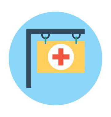 Hastane tabela vektör çizim